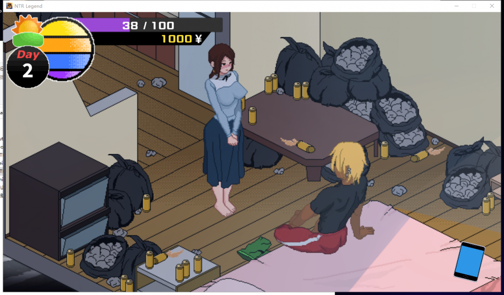 【互动SLG/汉化/像素动态】NTR传说！V4.17精翻汉化版+存档【更新/170M】