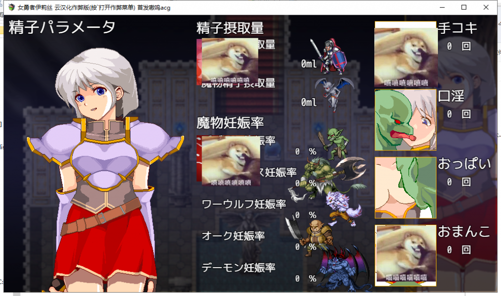 【大型RPG/汉化/动态】女勇者伊莉丝 汉化作弊完结版+全CG【新汉化/1.3G】