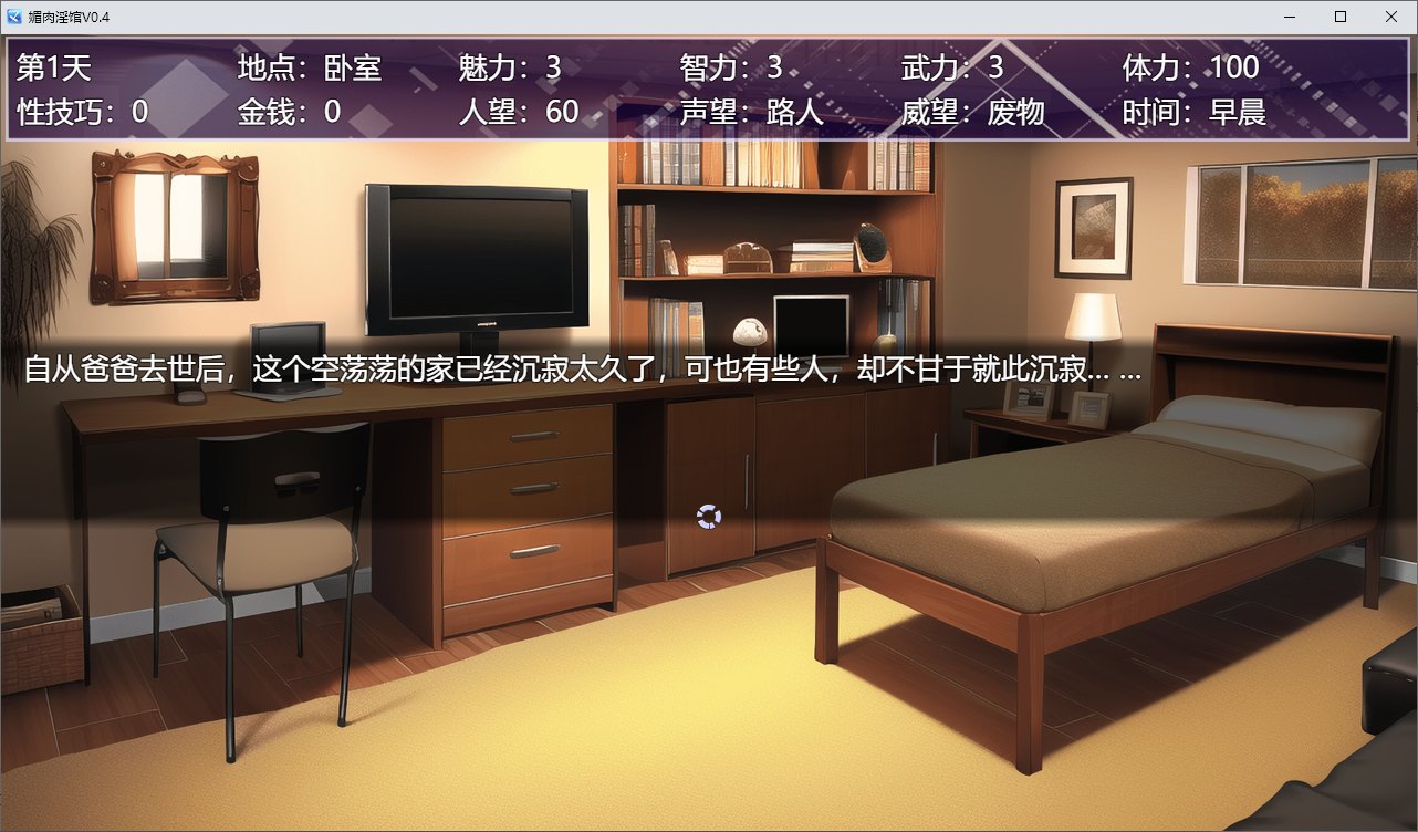 【国产SLG/新作】媚肉淫馆V0.4 官方中文版【660M】
