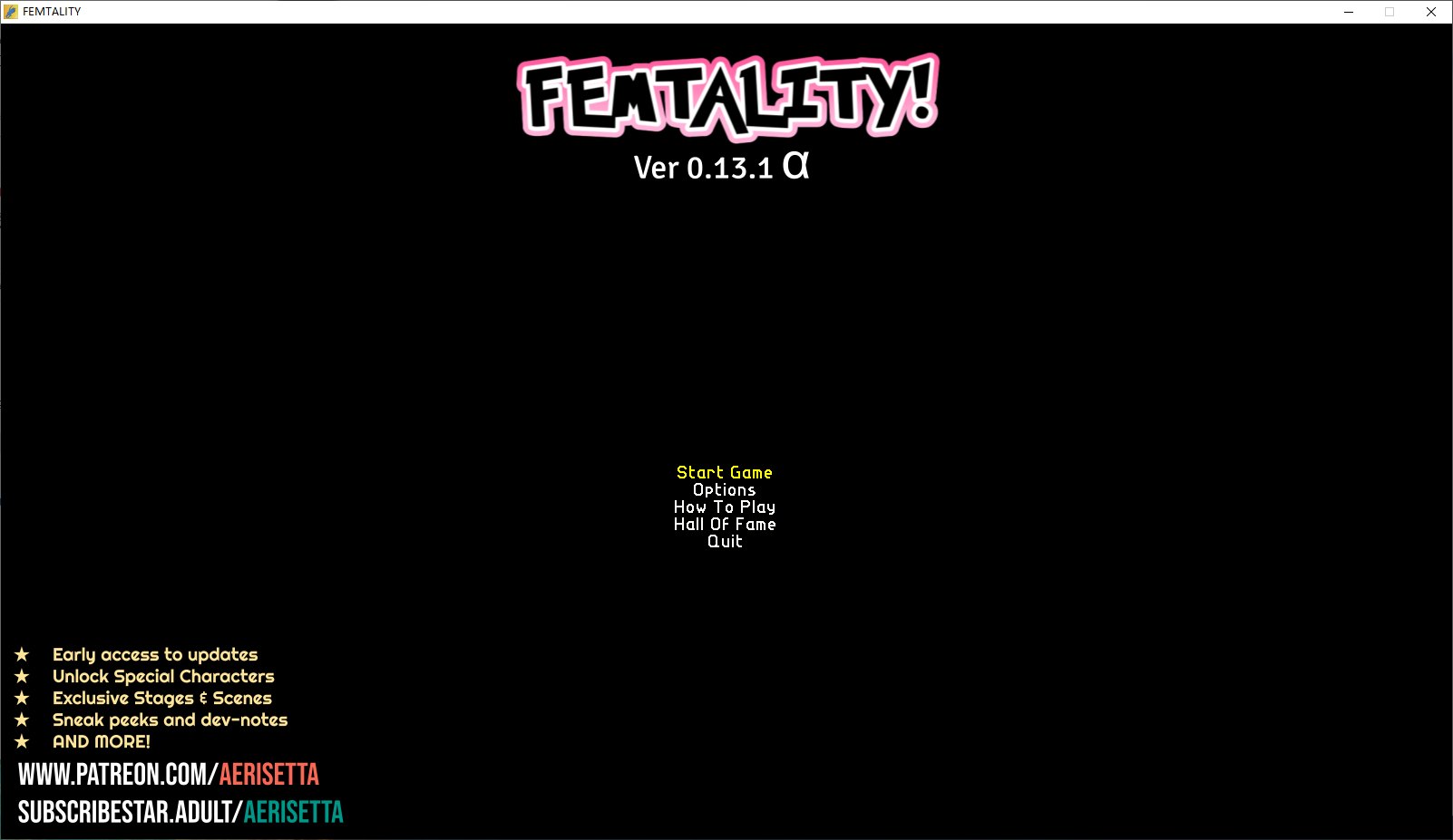 【欧美ACT/全动态】FEMTALITY v0.13.1 安卓+PC 最新测试版【新作/1.3G】