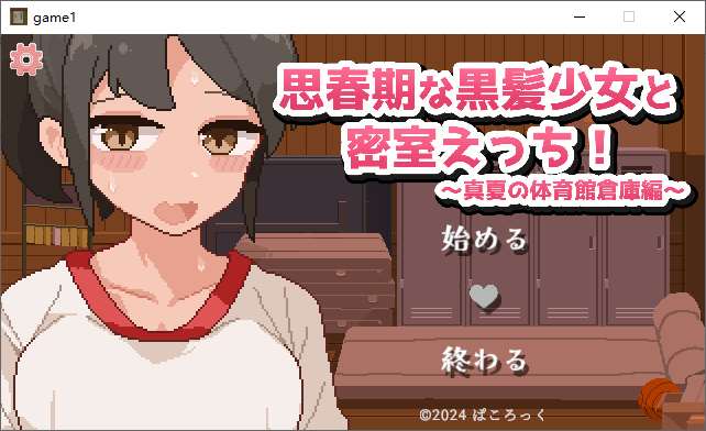 【像素SLG/汉化/动态】与青春期黑发少女的密室H！机翻汉化版【新汉化/510M】
