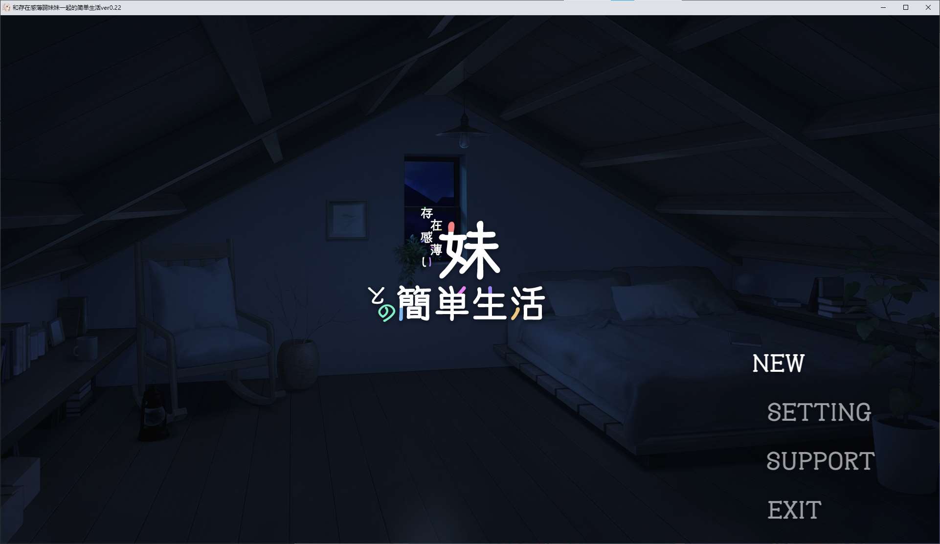 【日式SLG/中文/动态】和存在感薄弱妹妹一起的简单生活 v0.22 最新测试版【更新/1.3G】