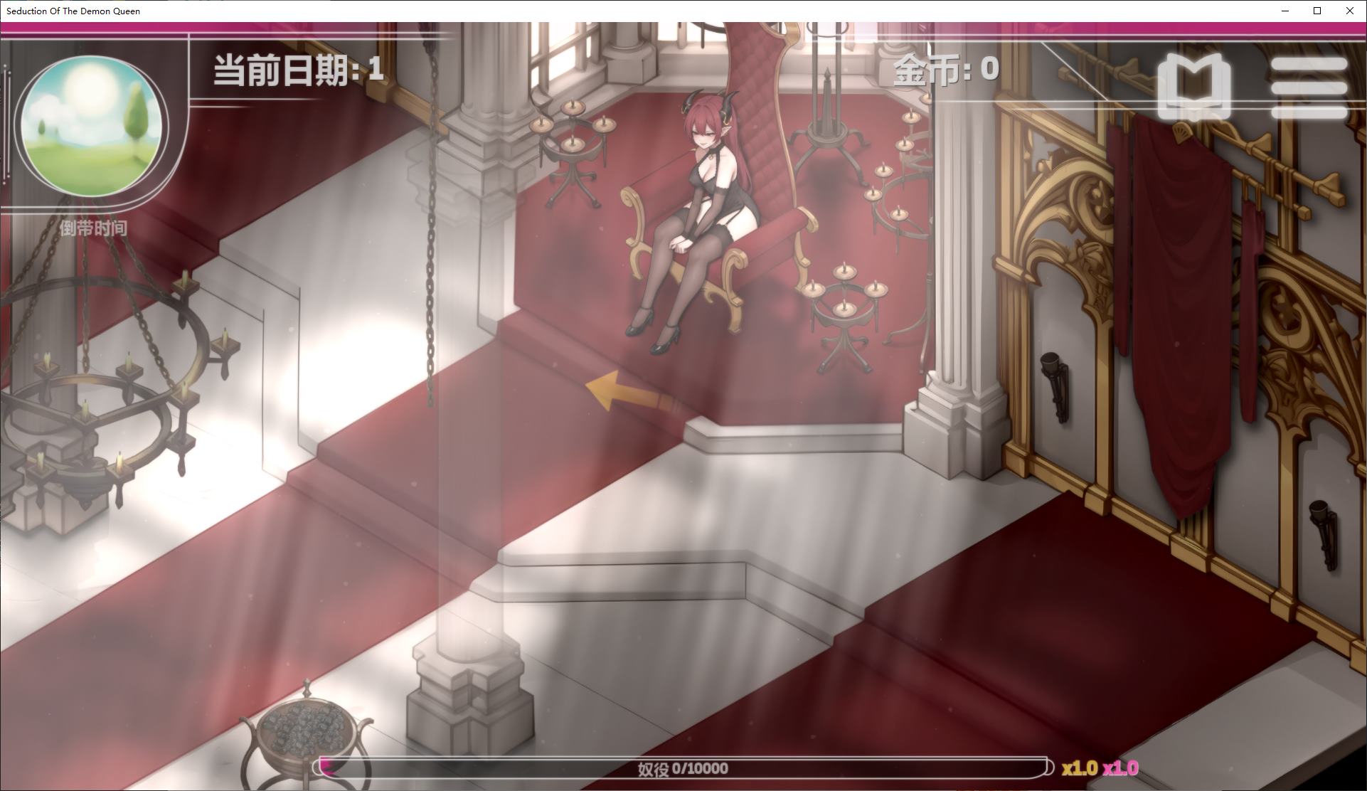 【欧美SLG/中文/动态】恶魔女王的诱惑 v0.3.5.3 最新官中版【更新/380M】